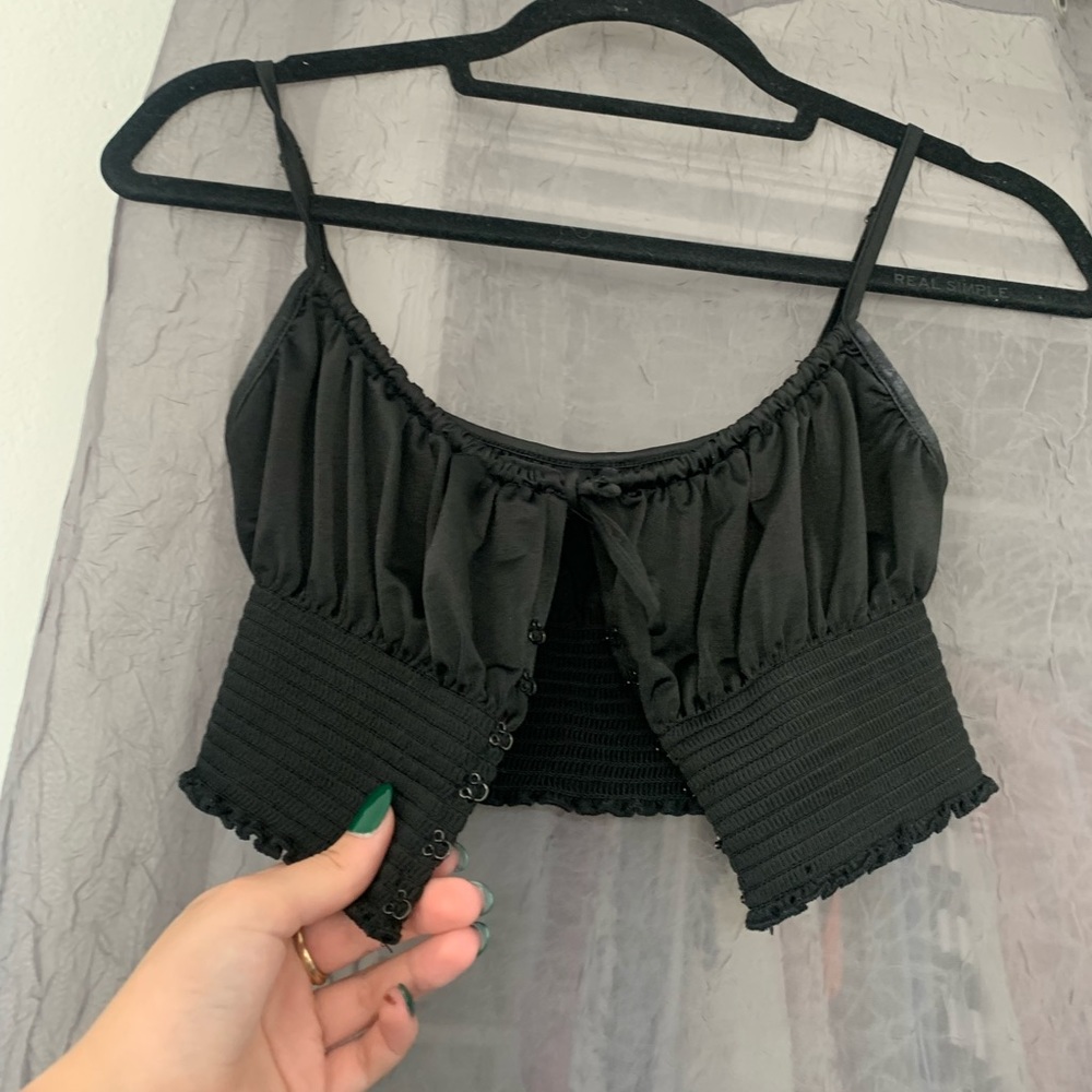 black top clasps all the way down super cute